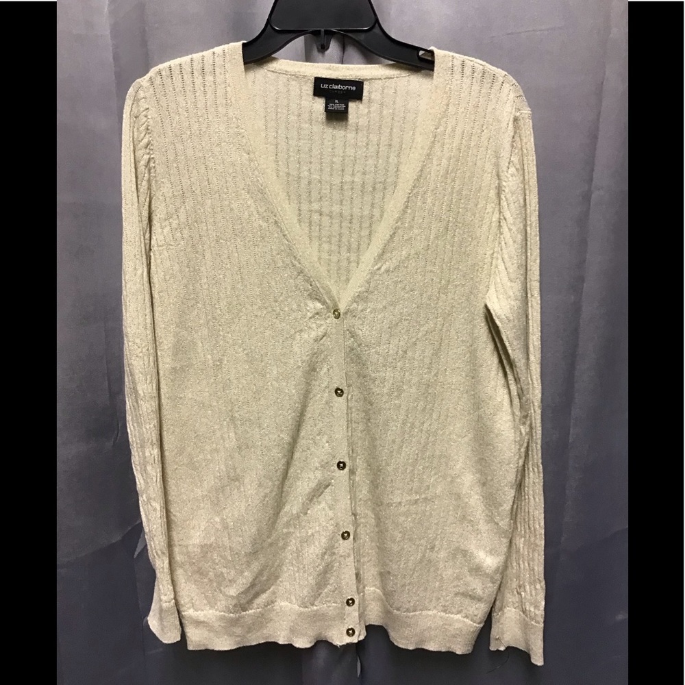 Gold sparkle sweater nwot